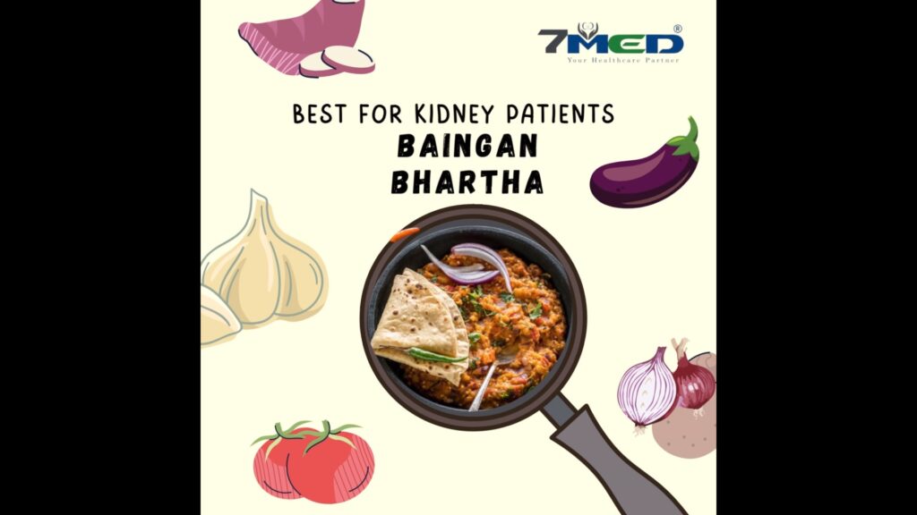 Baingan Bharta - Kidney Friendly Recipe