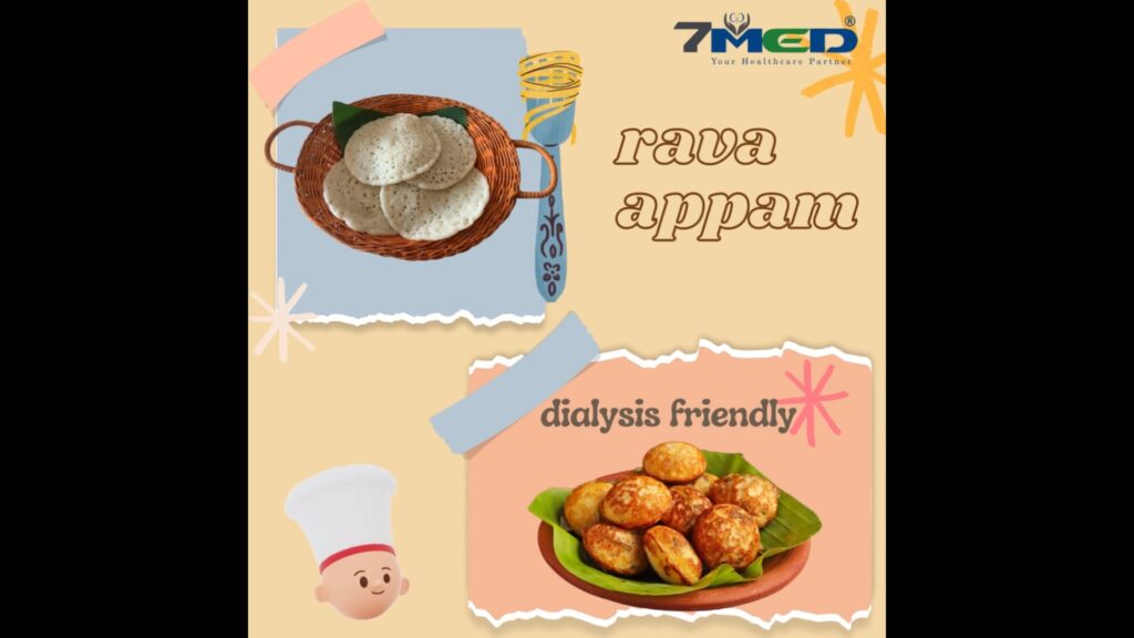 Kidney Friendly Recipe - Rava Appam