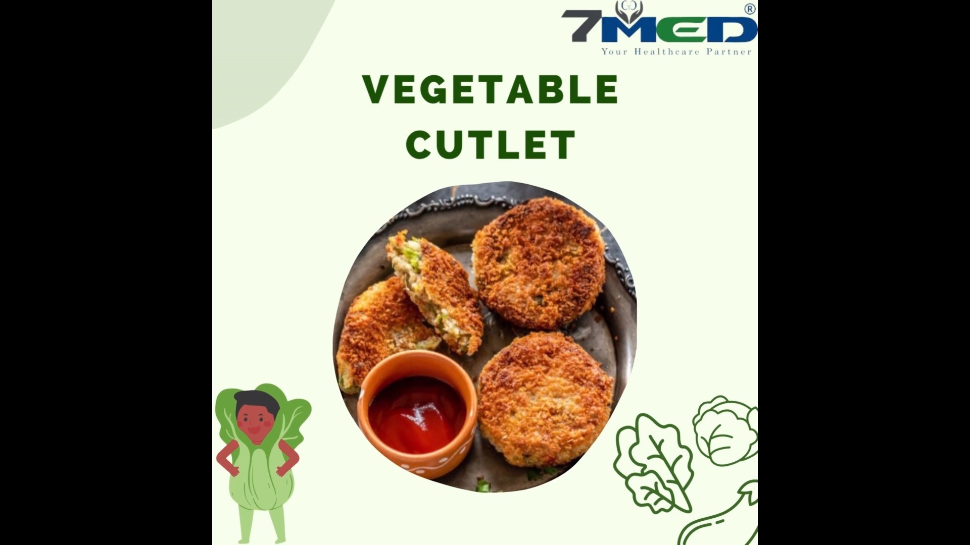 Kidney Friendly Recipe Vegetable Cutlet 7Med India